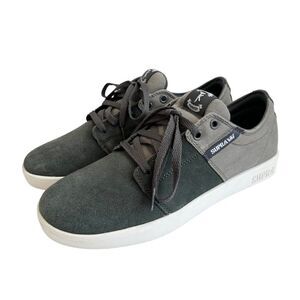 🆕Supra Men’s Gray Suede Low Top Sneakers